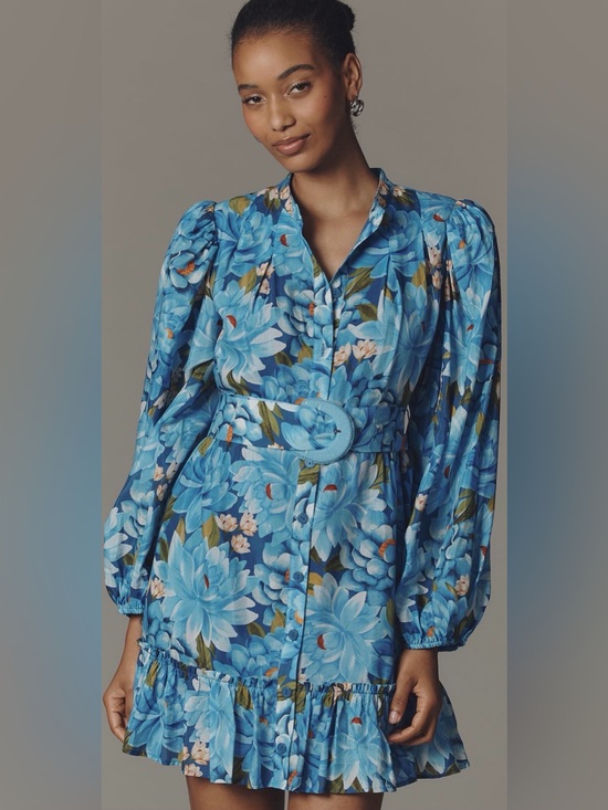 FARM Rio Dresses & Skirts - Farm Rio x Anthropologie Long-Sleeve Dress